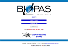 Tablet Screenshot of portal.biopasgroup.com